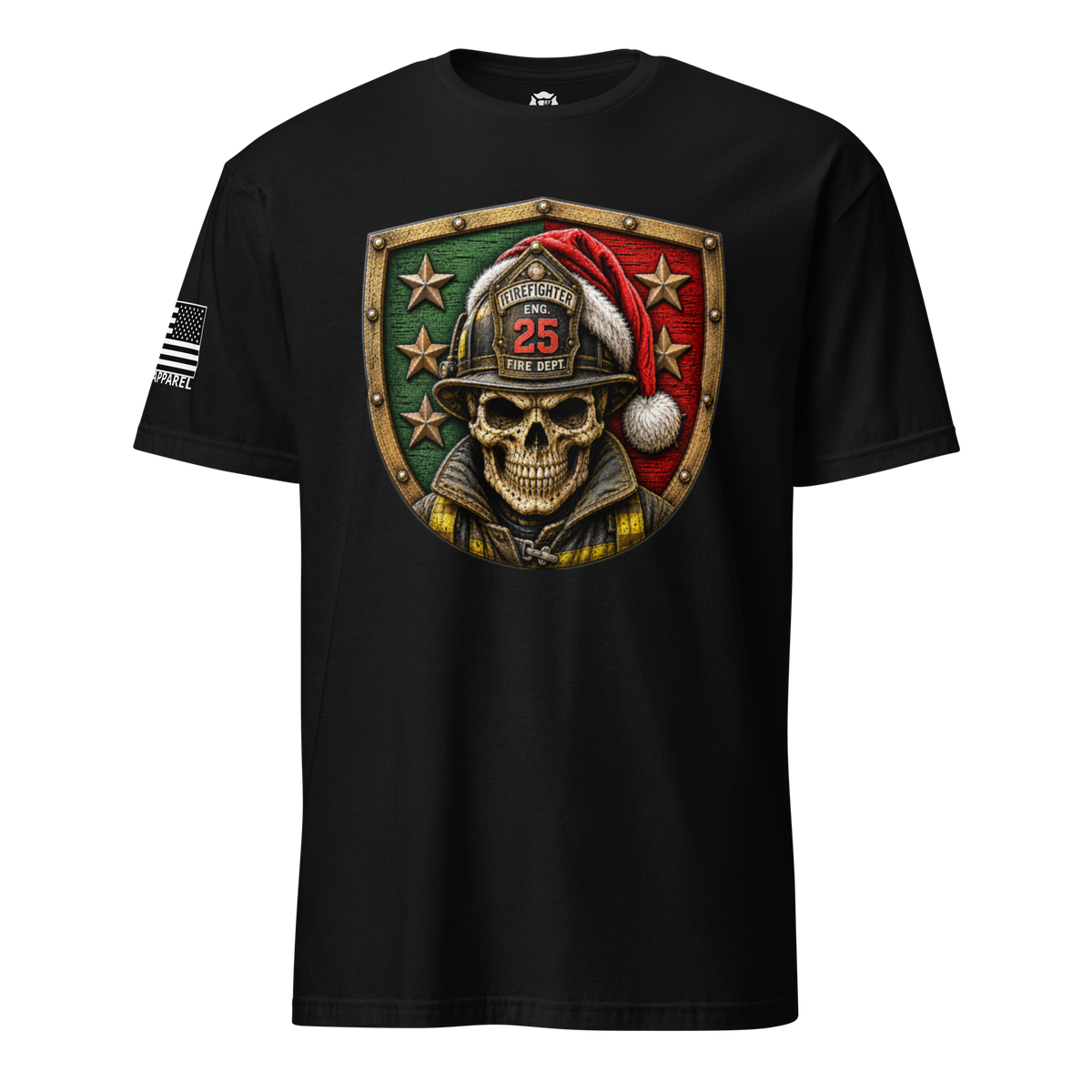 Holiday Firefighter Skull